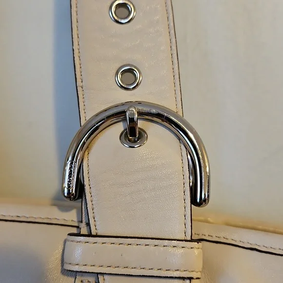 Coach Cream Soho Hampton Shoulder Bag